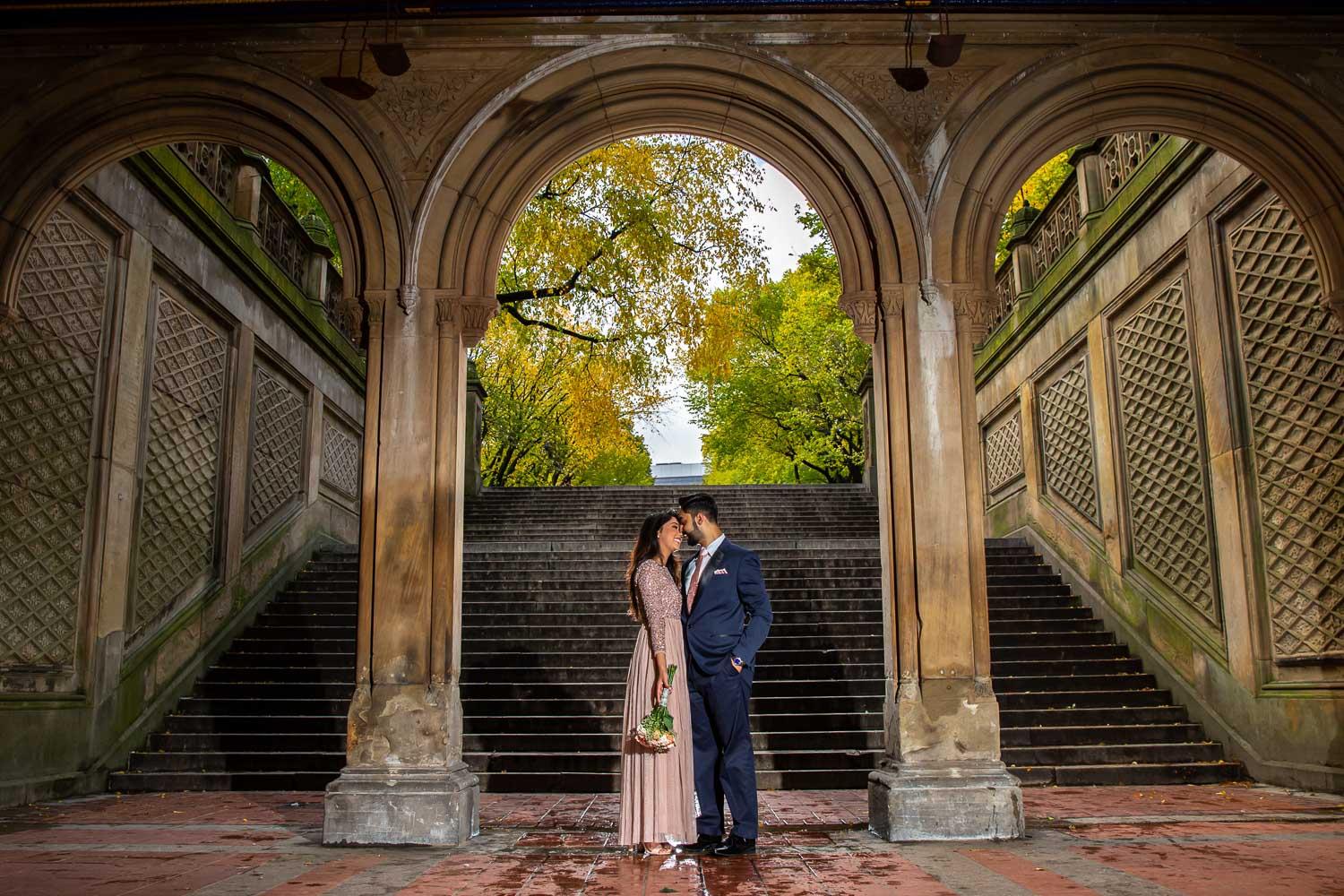 Central Park Engagement Session in NY, NY - Arooj & Zohaad