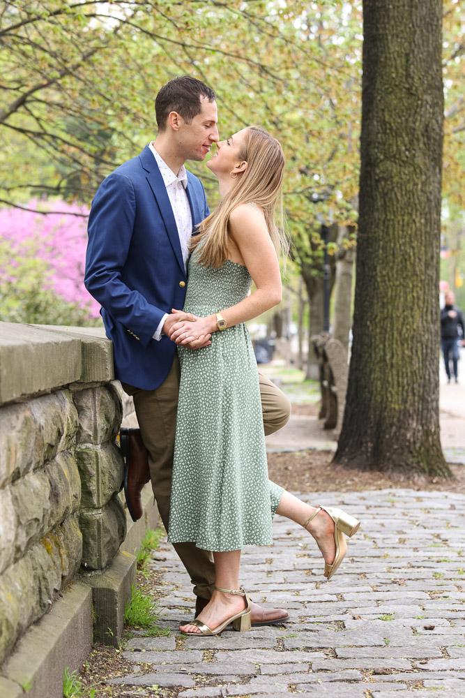 Prospect Park Engagement Session in Brooklyn, NY - Mary & John