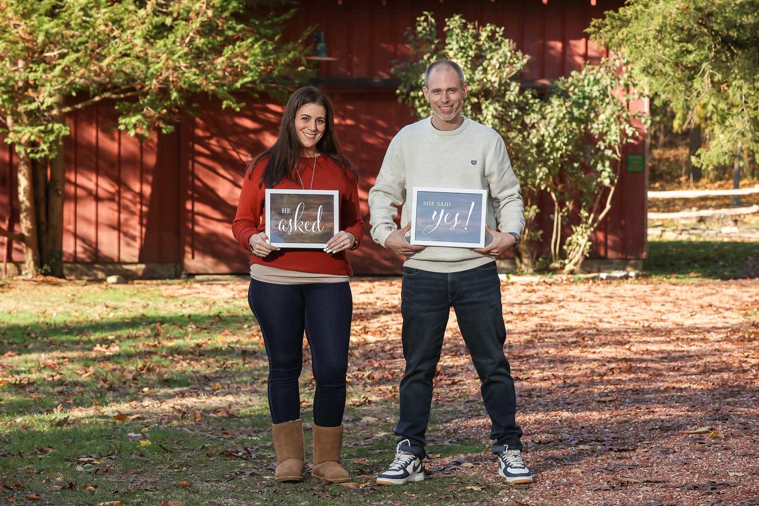 Frank Meville Memorial Foundation Engagement Session in East Setauket, NY - Nicole & Adam